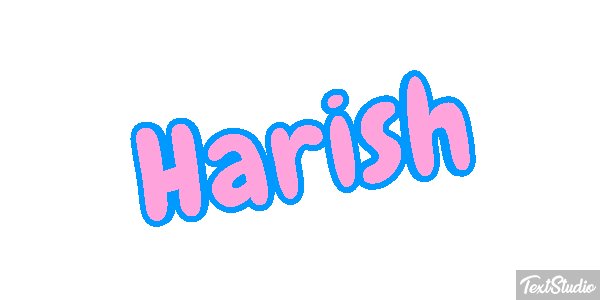 Harish Текстовый эффект