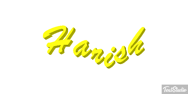 Harish Текстовый эффект