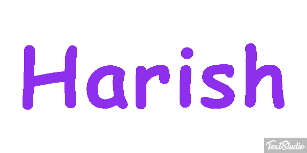 Harish Текстовый эффект