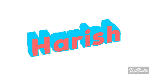 Harish Текстовый эффект