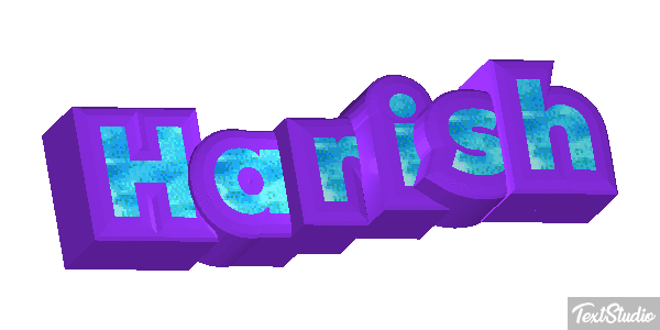 Harish Текстовый эффект