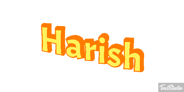 Harish Текстовый эффект