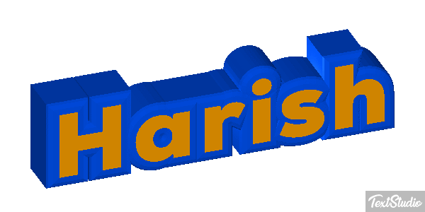 Harish Текстовый эффект