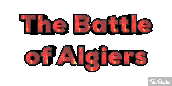 The Battle of Algiers Metin efekti
