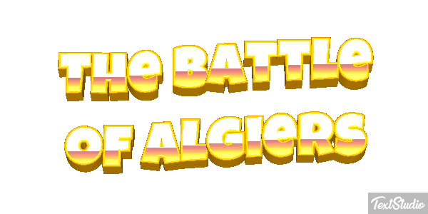 The Battle of Algiers Metin efekti
