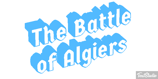 The Battle of Algiers Metin efekti