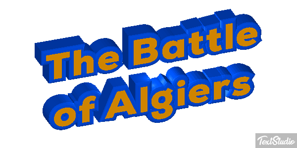 The Battle of Algiers Metin efekti