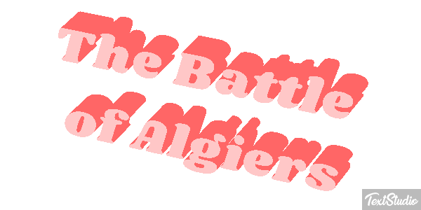 The Battle of Algiers Metin efekti