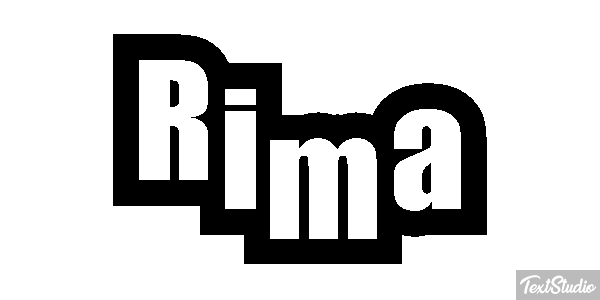 Rima Effetto testo