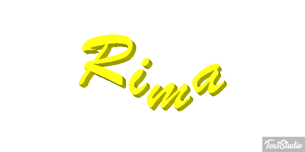 Rima Effetto testo