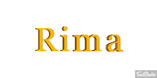 Rima Effetto testo