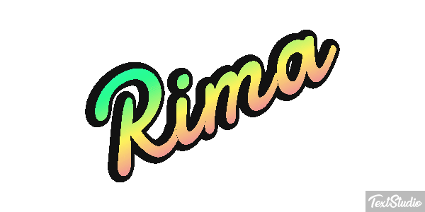 Rima Effetto testo