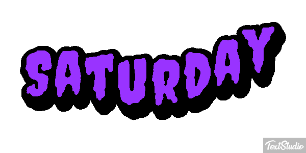 Saturday Effetto testo
