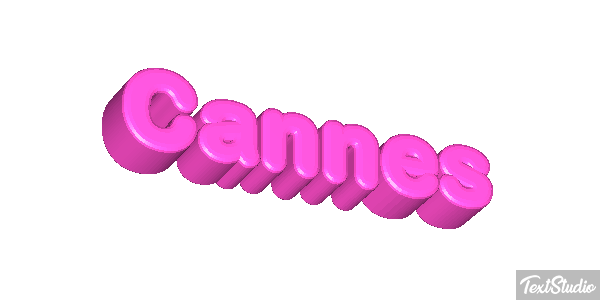 Cannes Efekt tekstowy
