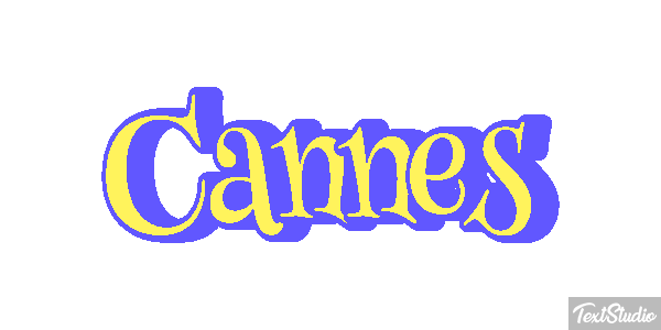 Cannes Efekt tekstowy