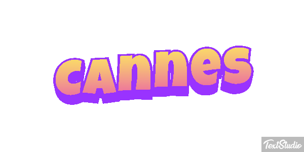 Cannes Efekt tekstowy