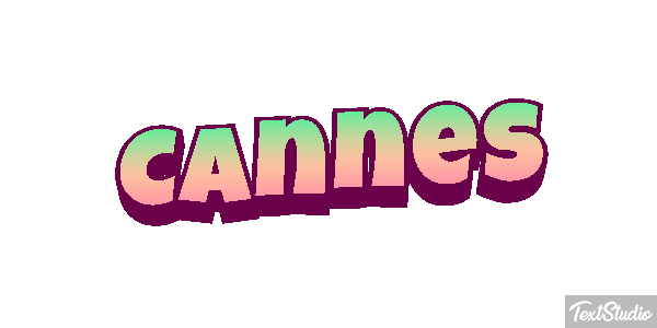 Cannes Efekt tekstowy