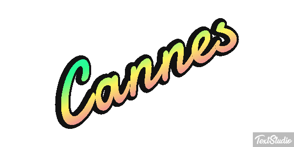 Cannes Efekt tekstowy