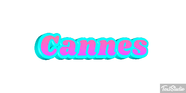 Cannes Efekt tekstowy