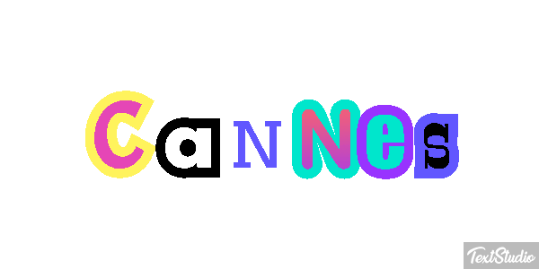 Cannes Efekt tekstowy