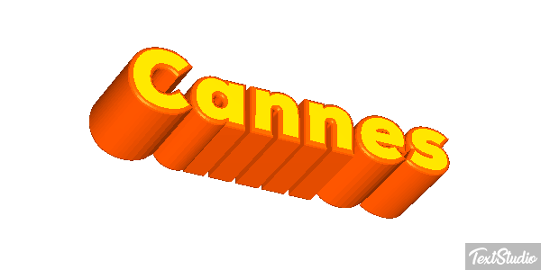 Cannes Efekt tekstowy