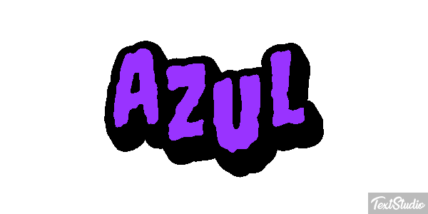Azul Text effect