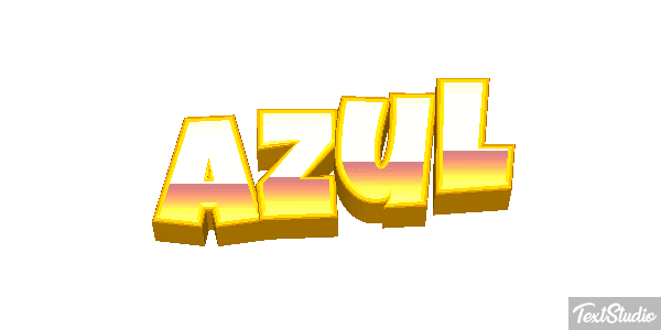 Azul Text effect