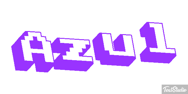Azul Text effect