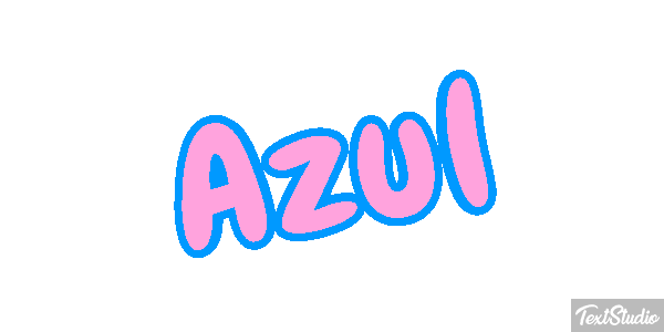 Azul Text effect