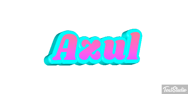 Azul Text effect