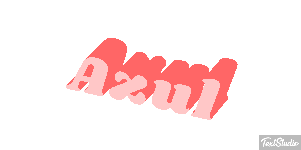 Azul Text effect
