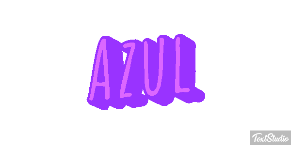 Azul Text effect