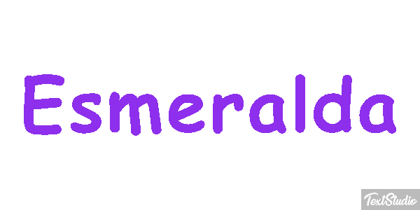 Esmeralda Efecto de texto