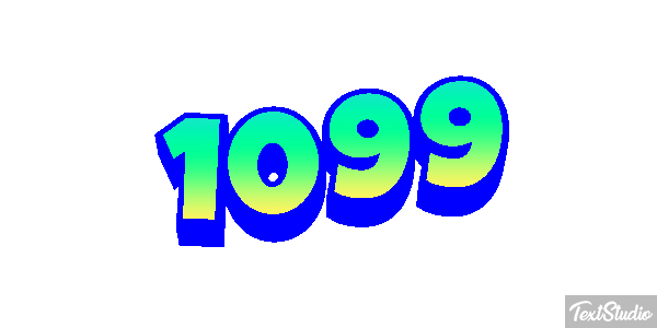 1099 Efecto de texto