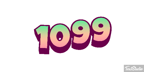 1099 Efecto de texto