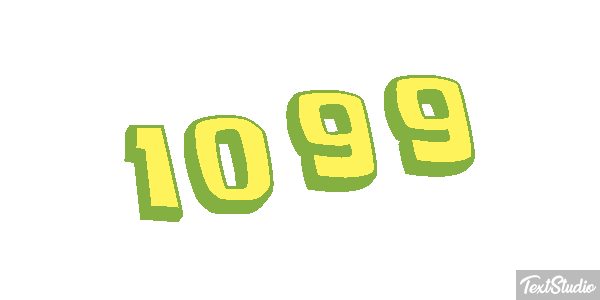 1099 Efecto de texto