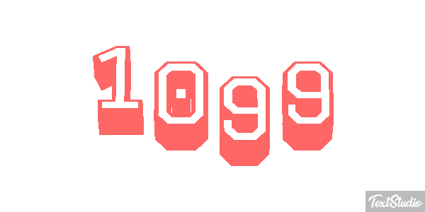 1099 Efecto de texto