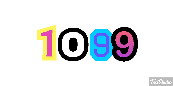 1099 Efecto de texto