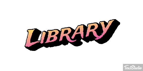 Library Text effect