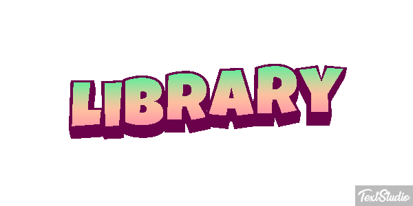 Library Text effect