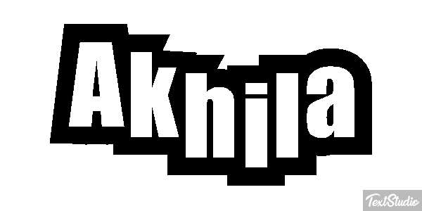 Akhila Efekt tekstowy