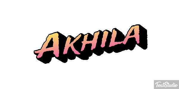 Akhila Efekt tekstowy