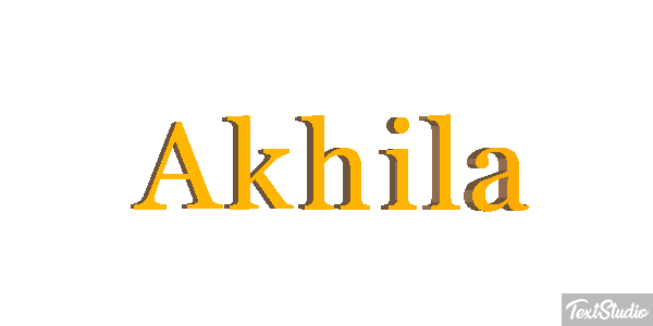 Akhila Efekt tekstowy