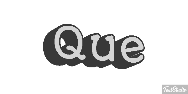 Que Effet de texte