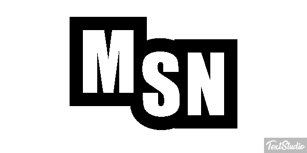 MSN Efecto de texto