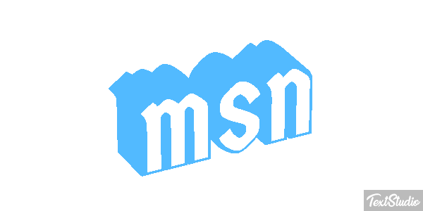 MSN Efecto de texto