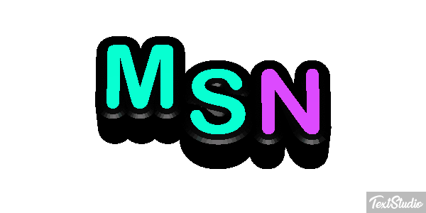 MSN Efecto de texto