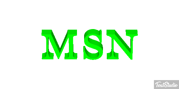 MSN Efecto de texto