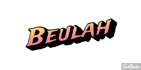 Beulah Text effect