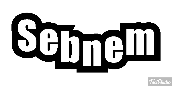 Şebnem Tekst effect